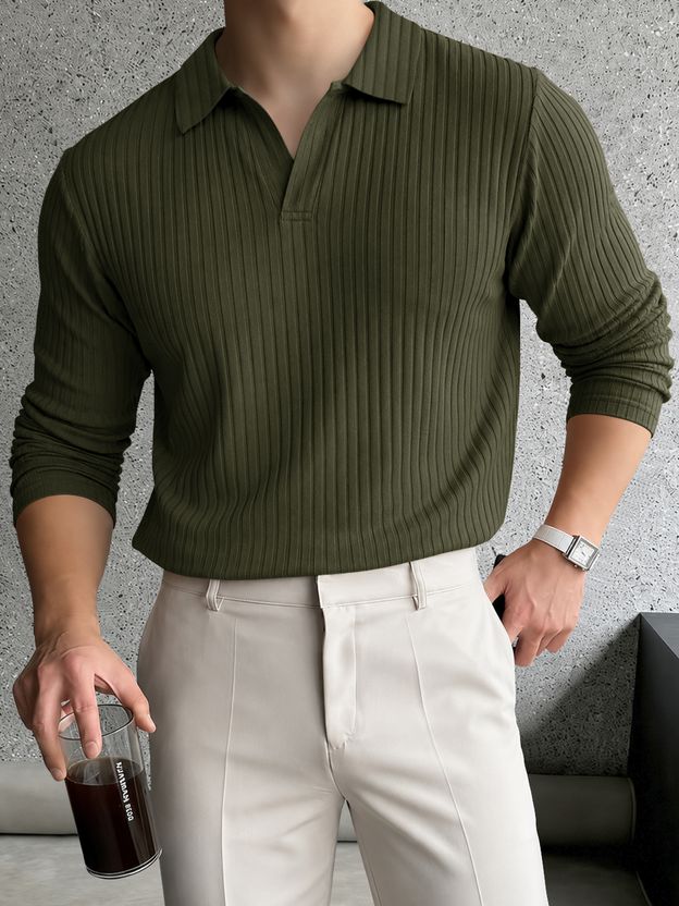EyeBogler Men Polo Neck Maroon T-Shirt - Image 6