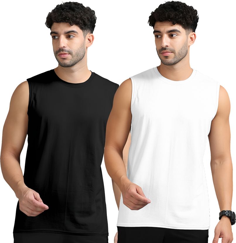 Jangoboy Men Black Round Neck T-Shirt - Image 1