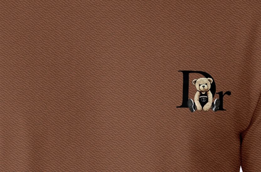 काजारू Men's Brown Printed Round Neck T-Shirt - Image 5