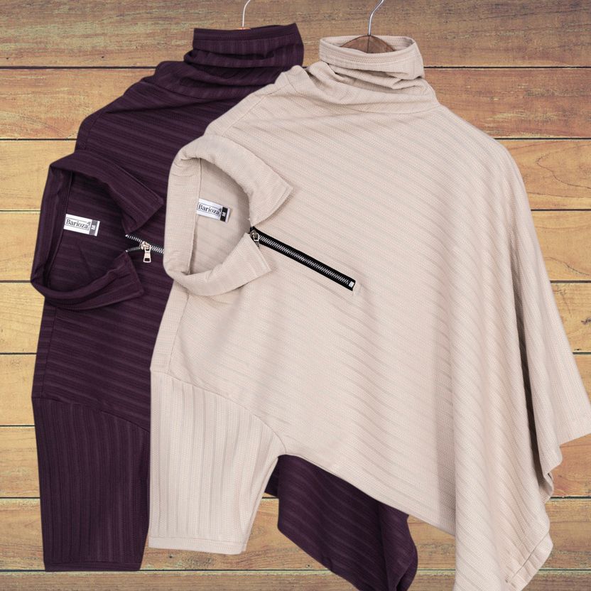 जोजिबुल Men's Polo Neck Brown, Purple T-Shirt - Image 6