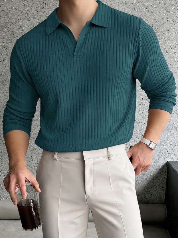 EyeBogler Men Polo Neck Maroon T-Shirt - Image 7