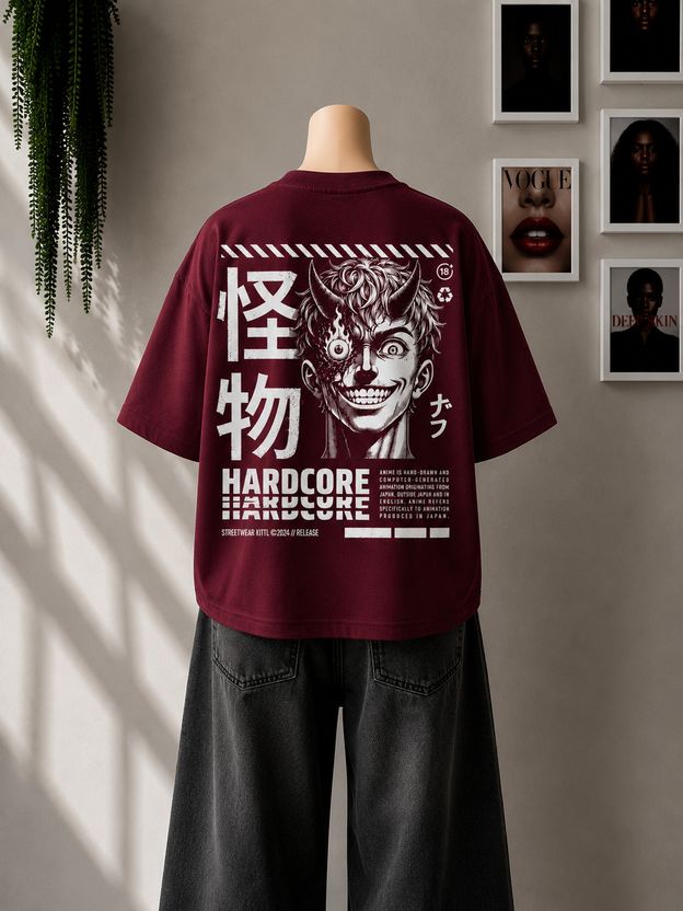 Alvero Graphic Print Men Maroon T-Shirt - Image 1