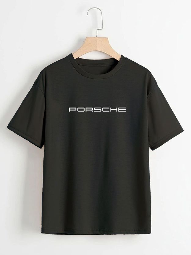 SQF Men Black Cotton Blend T-Shirt - Image 2