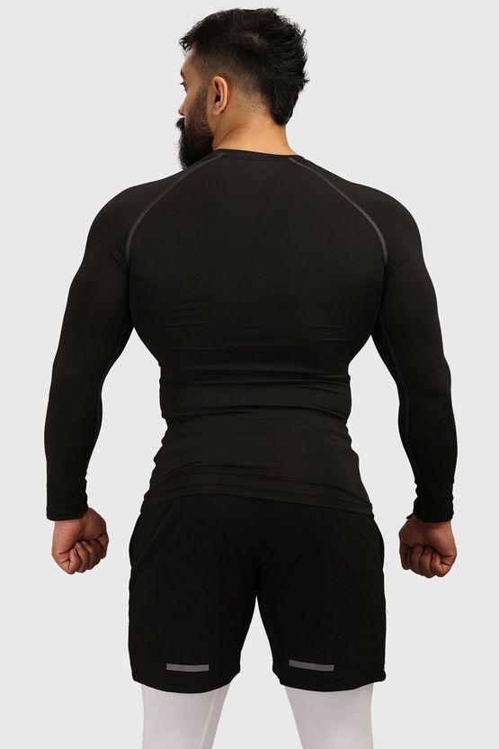 FuaarK Solid Men Black T-Shirt - Image 2
