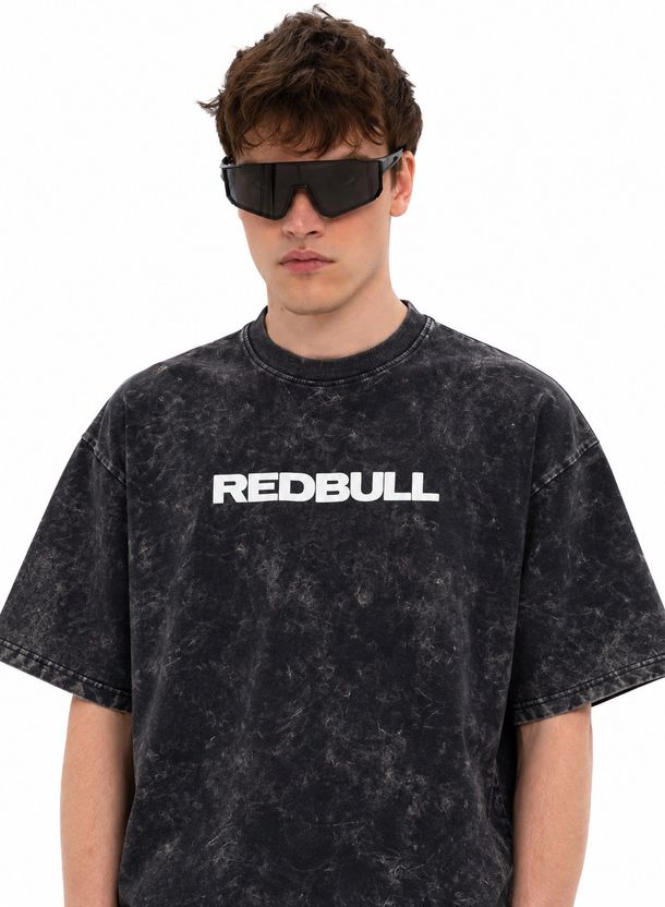 Gigavibe Black Men's Round Neck T-Shirt - Image 3