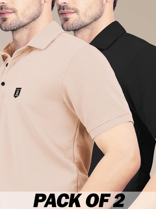 VeBNoR Black Polo Neck T-Shirt - Image 5