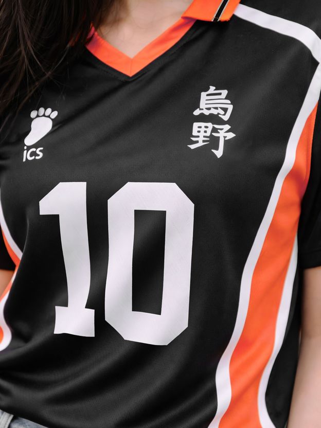 ComicSense Haikyu Anime Jersey Karasuno #10 Tee - Image 3
