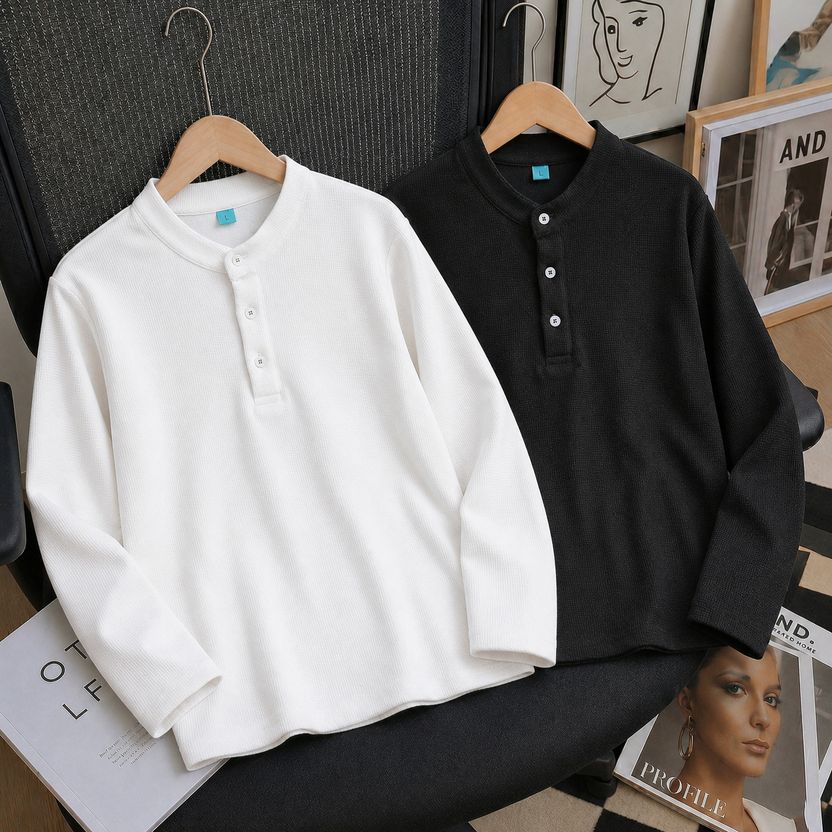 Try Colorblock Men Polo Neck Brown, Light Green T-Shirt - Image 6