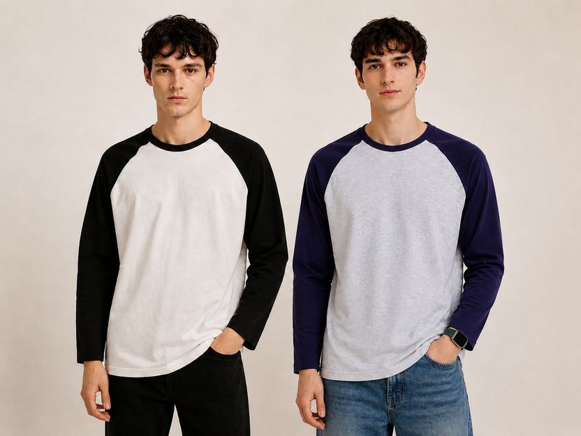 MK Digital Men's White, Black Round Neck T-Shirt - Image 9