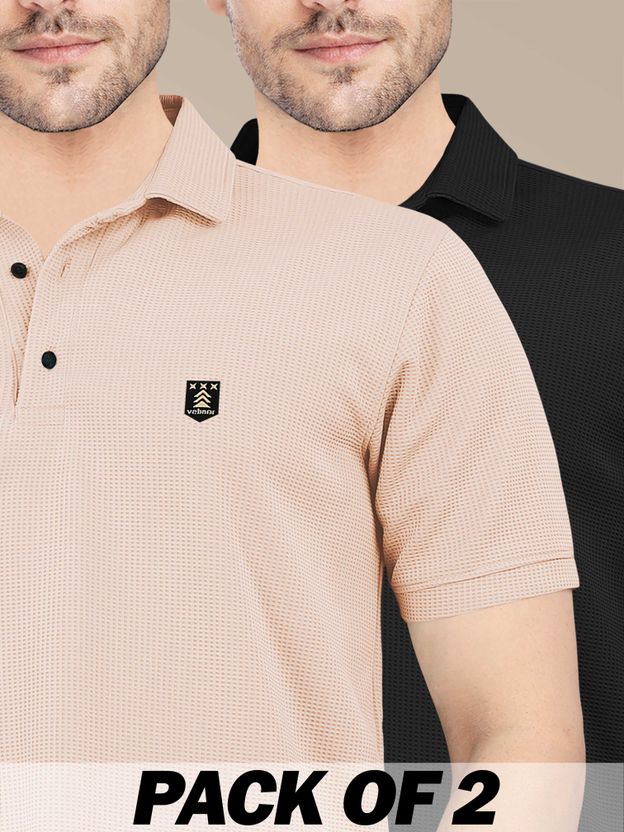 VeBNoR Black Polo Neck T-Shirt - Image 4