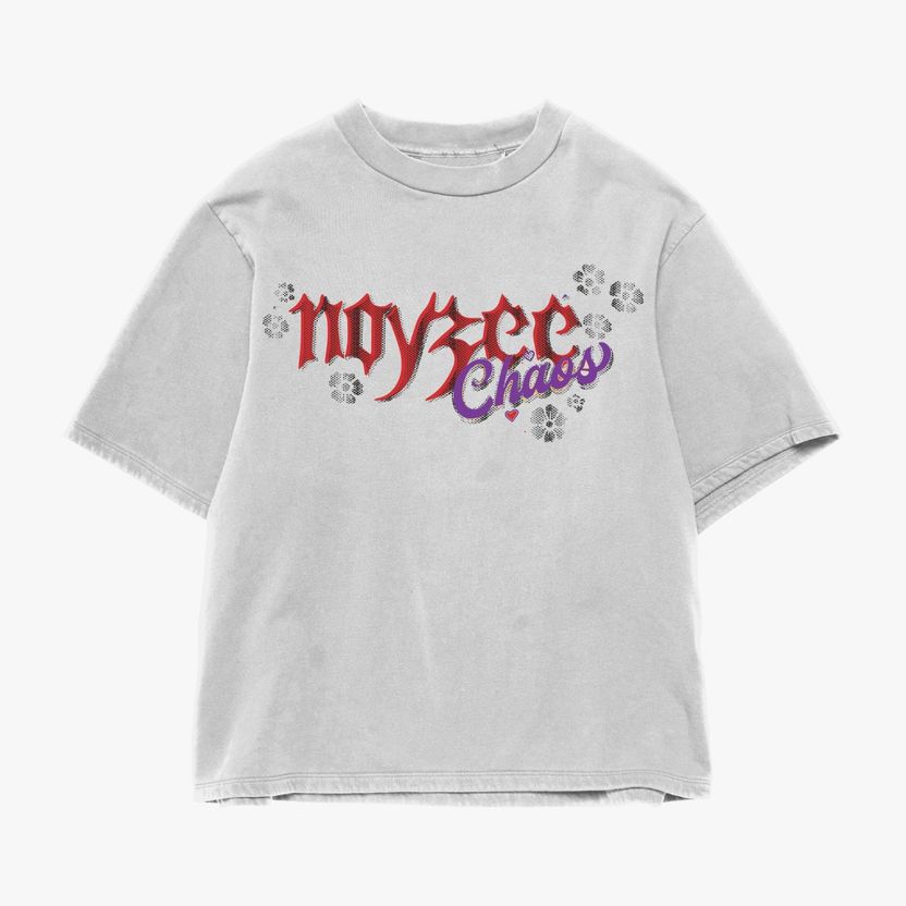 Noyzee Men Grey Round Neck T-Shirt - Image 6