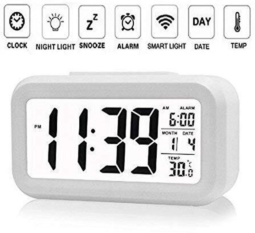 JYORESHA Digital White Clock - Image 5