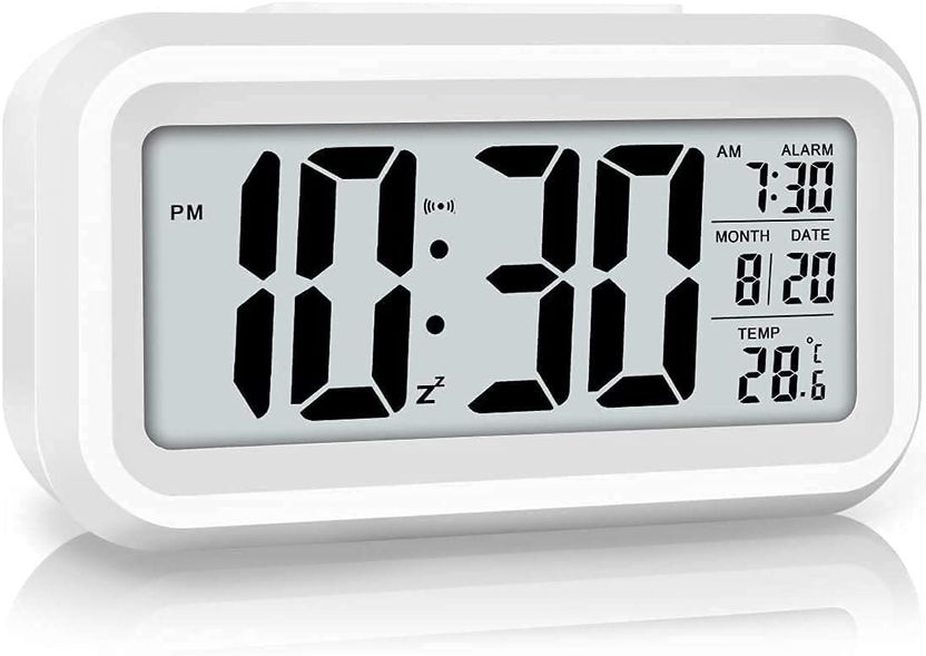 JYORESHA Digital White Clock - Image 1