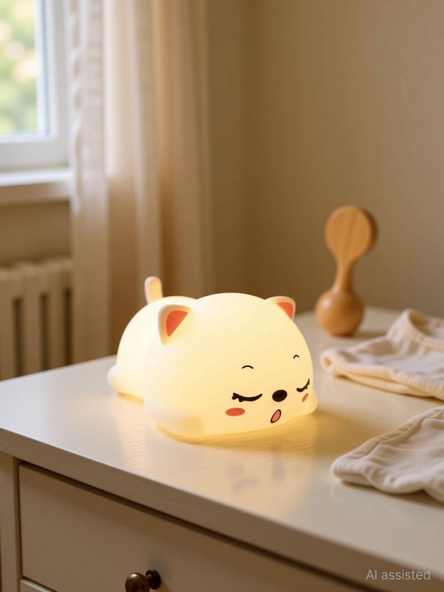 MILONI Cute Cat USB Rechargeable Lamp - Image 1