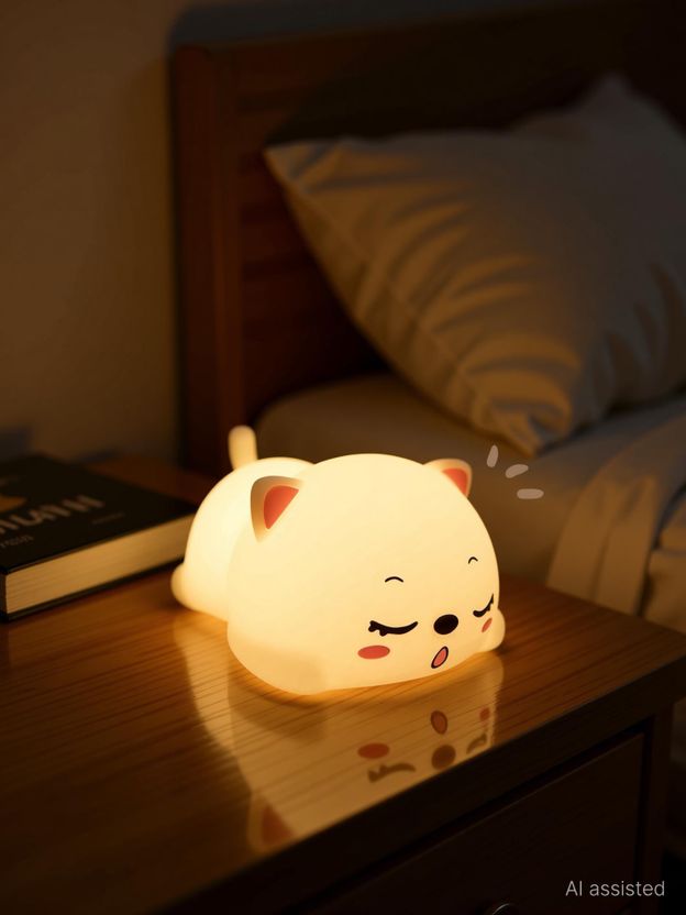 MILONI Cute Cat USB Rechargeable Lamp - Image 2