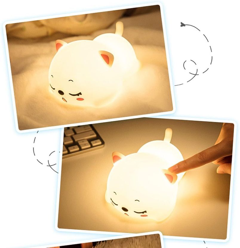 MILONI Cute Cat USB Rechargeable Lamp - Image 8