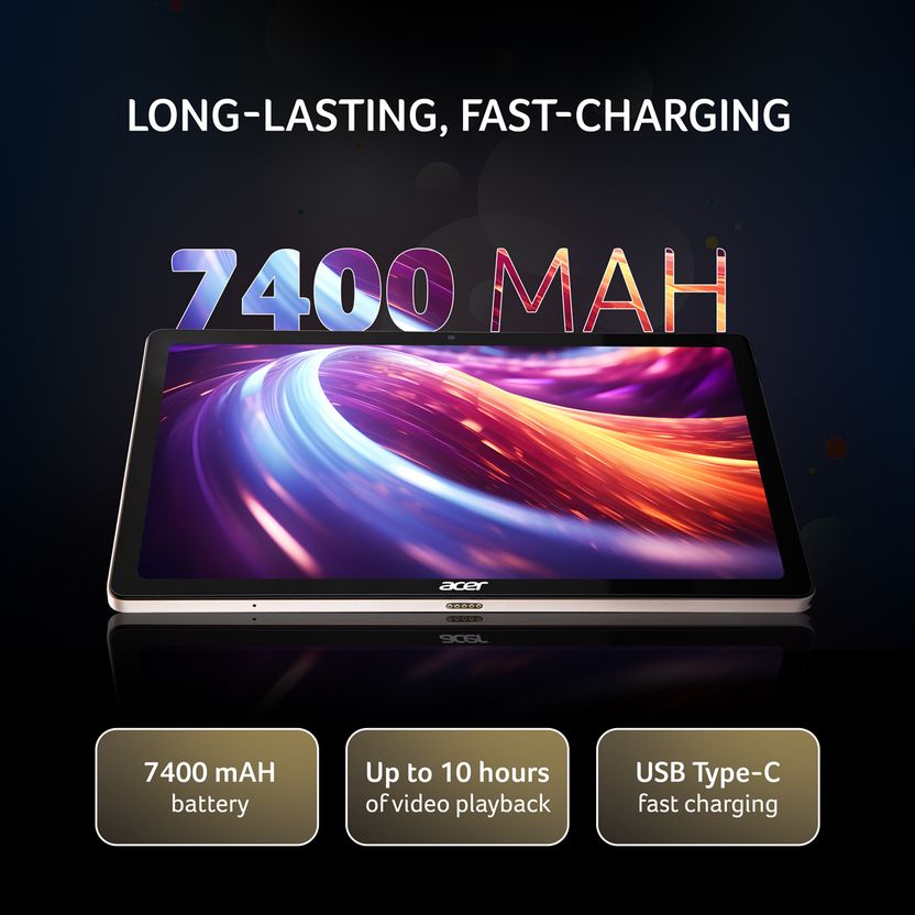 Acer Iconia Tab 6GB 128GB 10.36 inch Gold 99 Tablets - Image 7