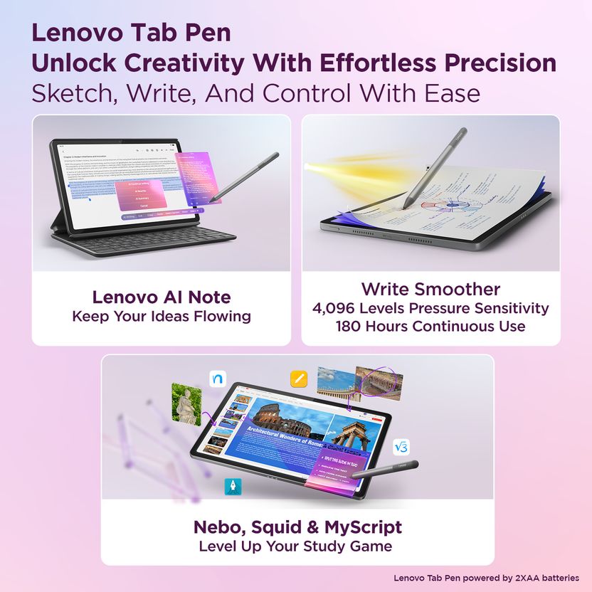 Lenovo Idea Tab Plus 12.1 inch 12GB RAM 256GB ROM 5G 6400 Tablets - Image 7