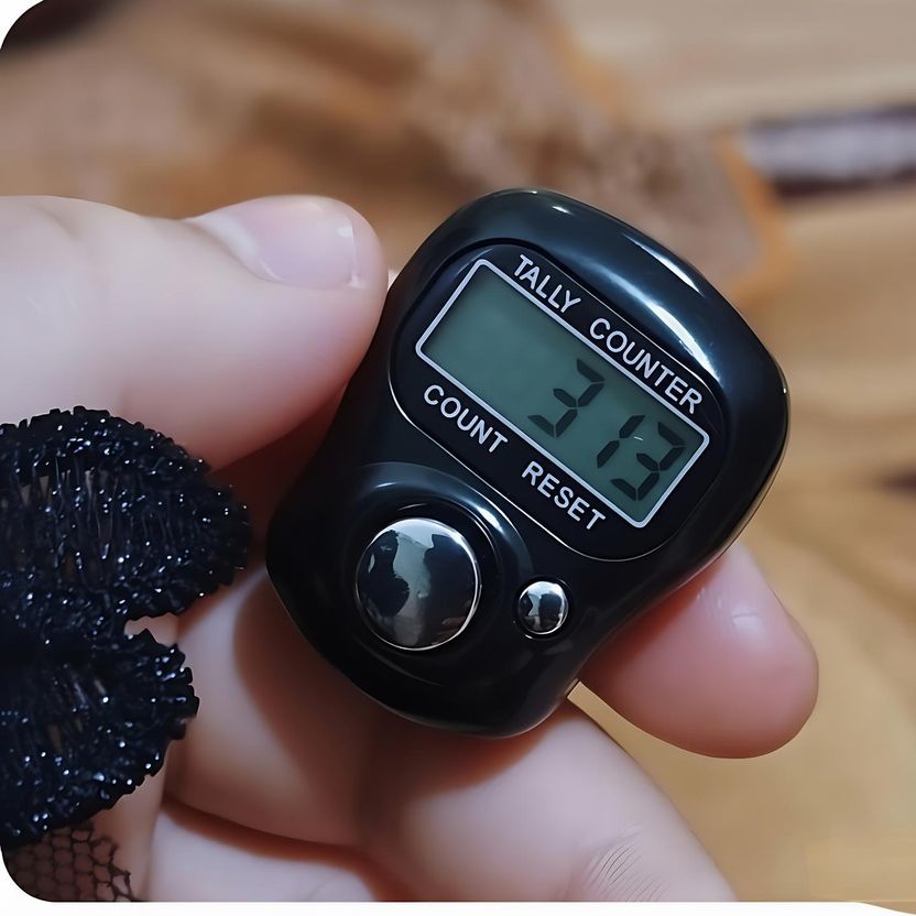 Glemziy Mini Digital Finger Ring Tally Counter - Image 1