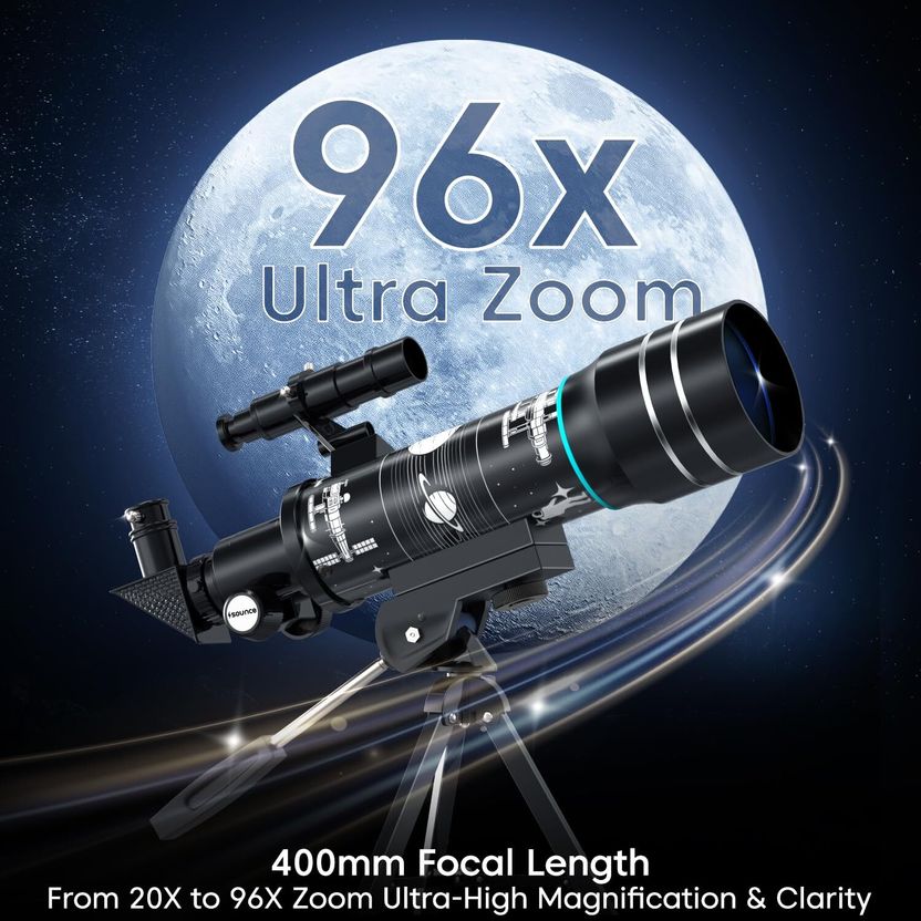 sounce 20x-96x Zoom Refractor Telescope - Image 2