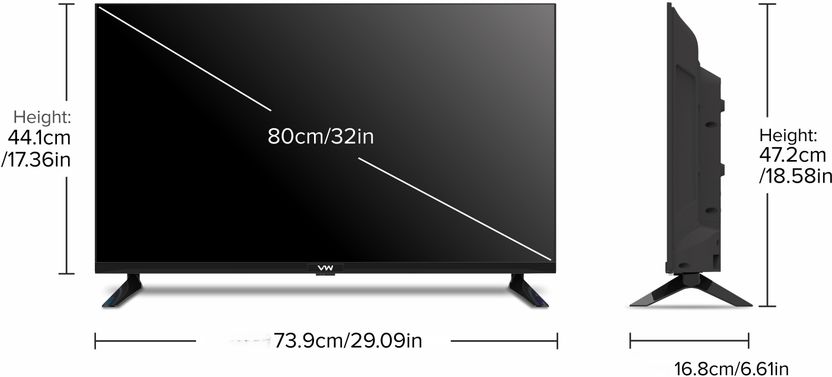 VW 80 cm (32 inch) QLED HD Ready Smart Android TV - Image 5