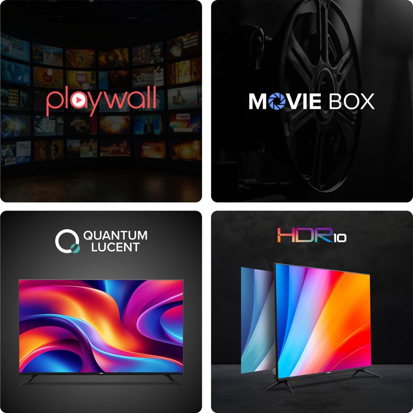 VW OptimaX 101 cm (40 inch) QLED Smart TV - Image 9