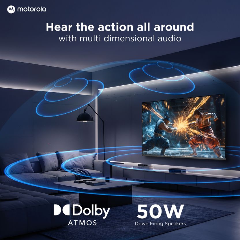 Motorola 50 inch QLED 4K Smart TV - Image 5