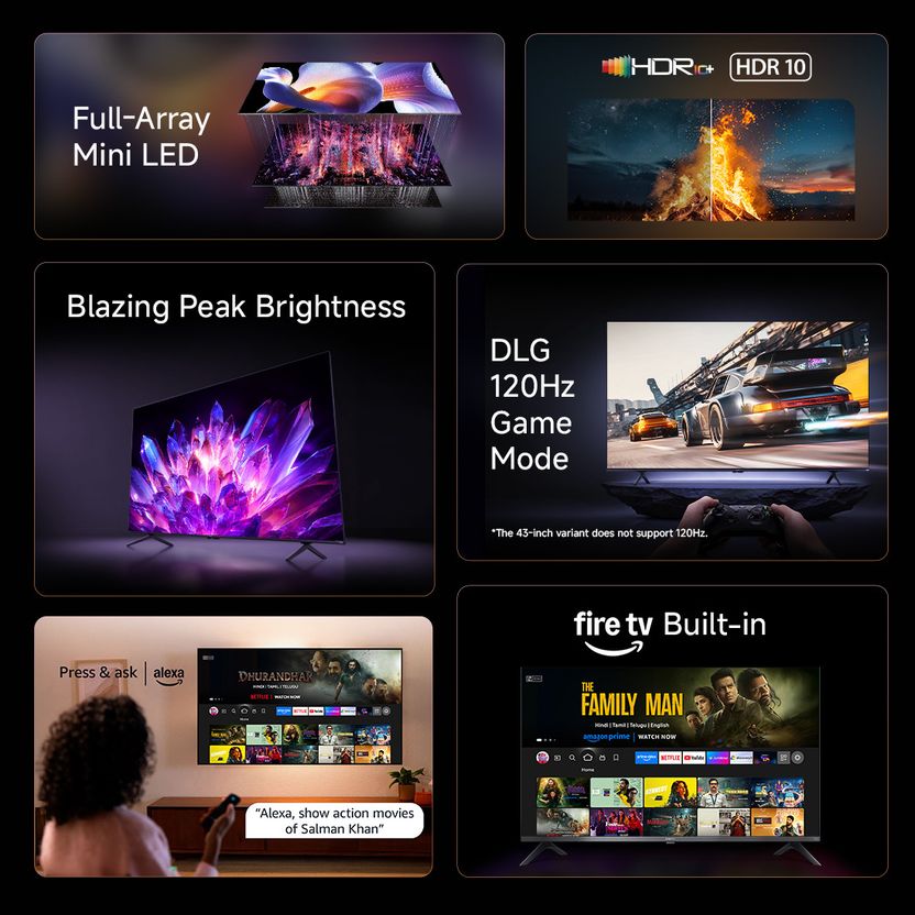 XIAOMI FX Series 43 inch 4K Mini LED Smart TV - Image 2