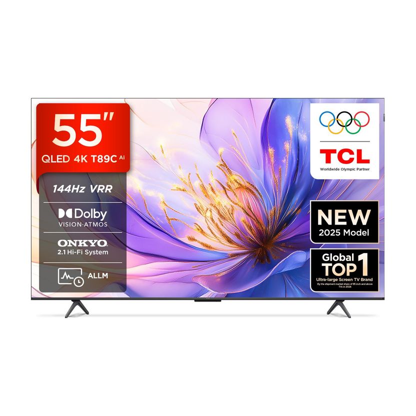 TCL T89C 55 inch QLED 4K Smart TV - Image 1