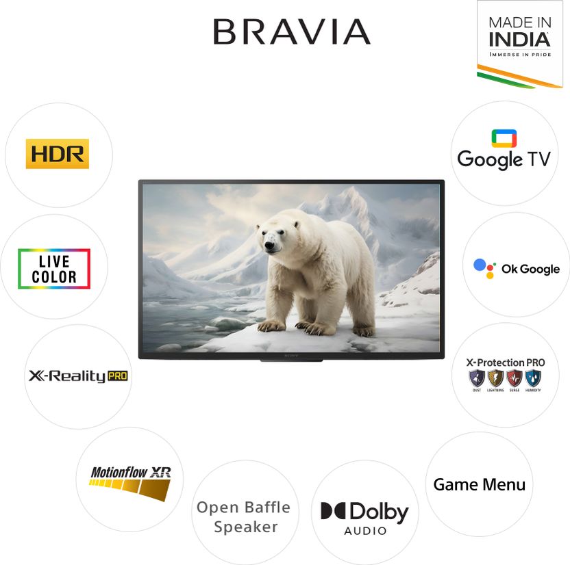 SONY 32 inch HD Ready LED Smart Google TV KD-32W825 - Image 4