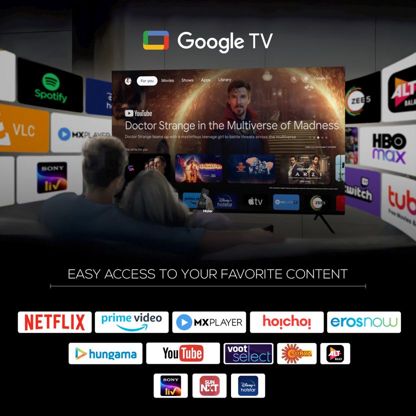 Haier 32W4G 32 inch HD Ready Smart Google TV - Image 4