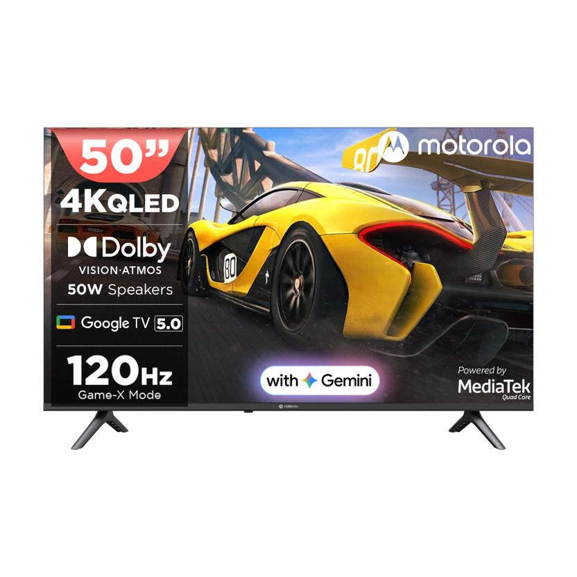 Motorola 50 inch QLED 4K Smart TV - Image 1