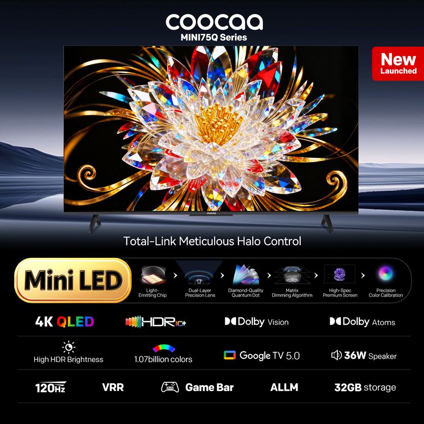 Coocaa MINI75Q 75 inch 4K Mini LED Smart TV - Image 2