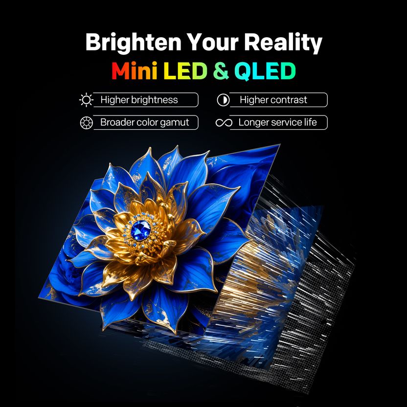 Coocaa MINI75Q 75 inch 4K Mini LED Smart TV - Image 3