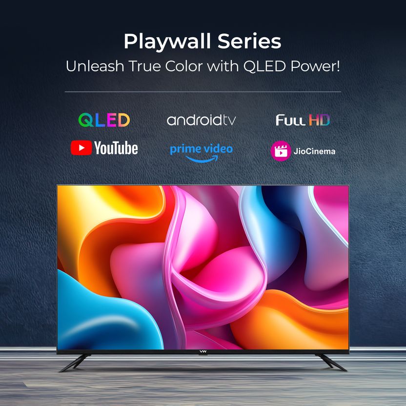 VW OptimaX 101 cm (40 inch) QLED Smart TV - Image 6