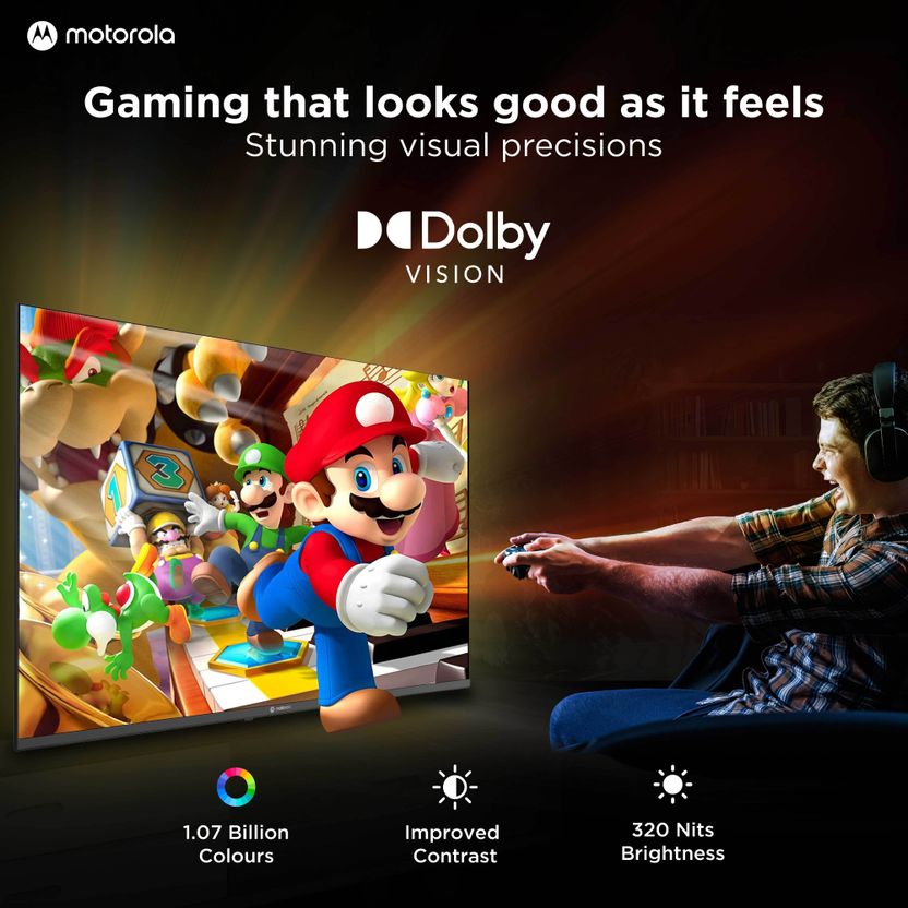 Motorola 50 inch QLED 4K Smart TV - Image 3