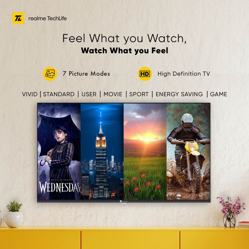 realme TechLife 32 inch QLED HD Ready Smart Google TV - Image 9