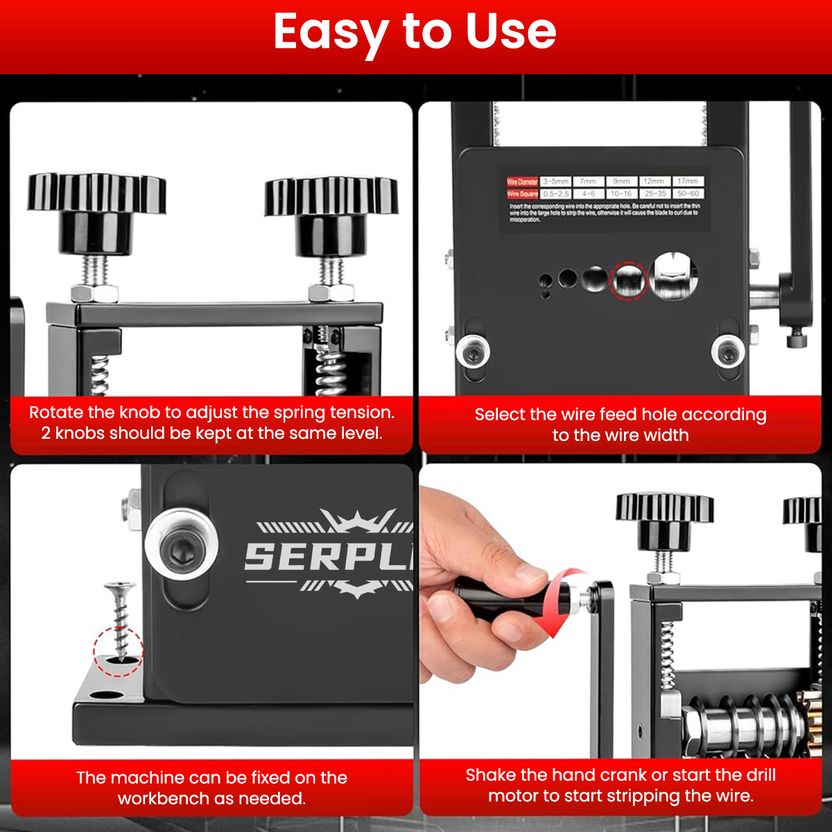 HASTHIP 6 in 1 Cable Stripping Machine - Image 6