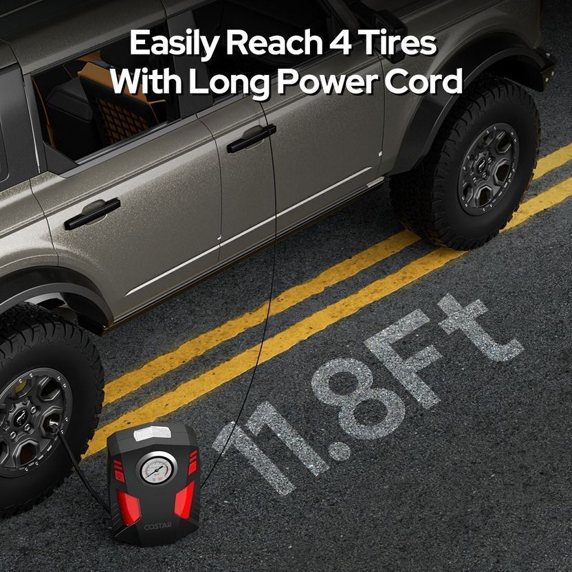 Costar Airboost 3 150 psi Tyre Air Pump - Image 4