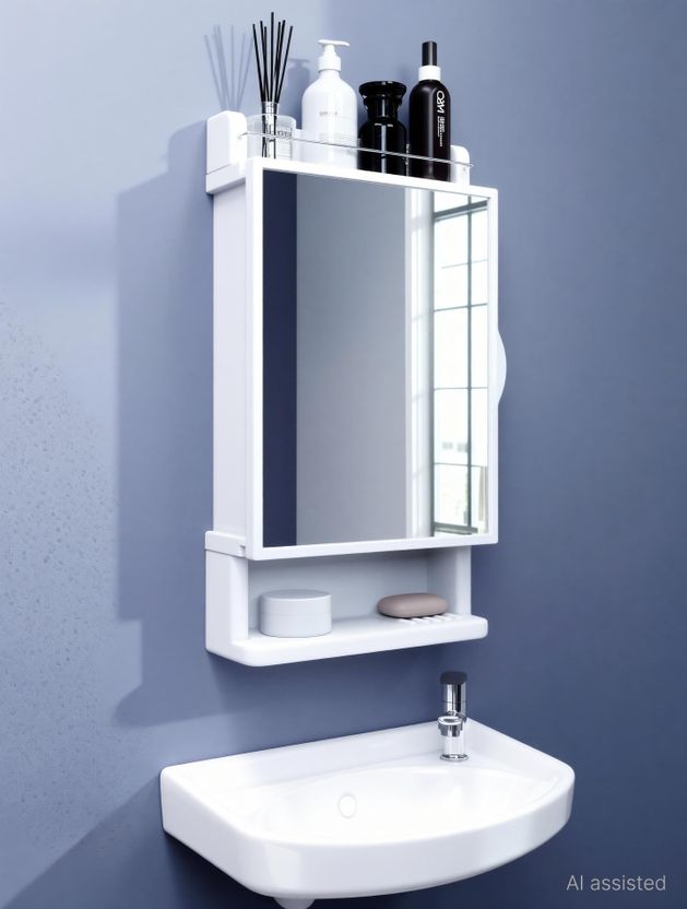 GLOXY Wall Mount Cabinet with Mirror Door - Image 4