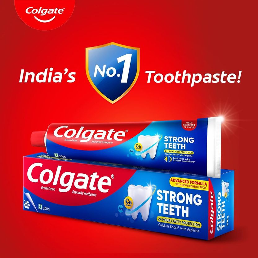 Colgate Strong Teeth Anti-Cavity 100g - Image 3
