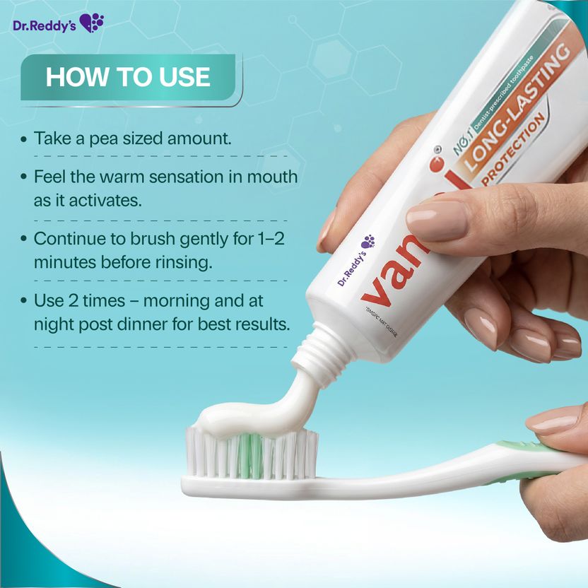Dr. Reddy's Vantej Sensitivity Protection Toothpaste - Image 9