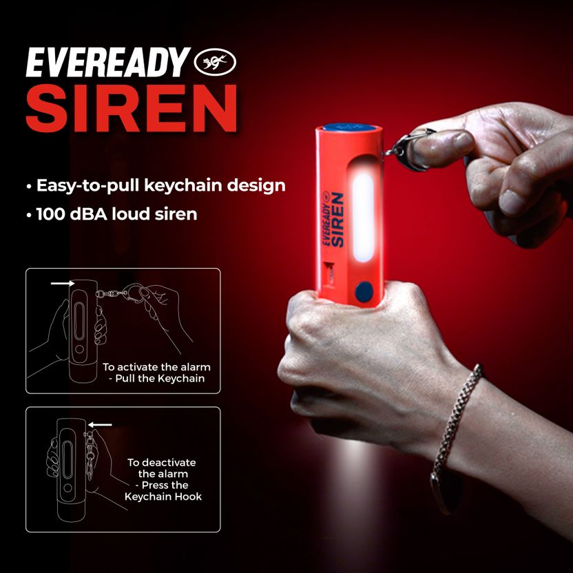EVEREADY Siren DL 102 Flashlight with Alarm - Image 5