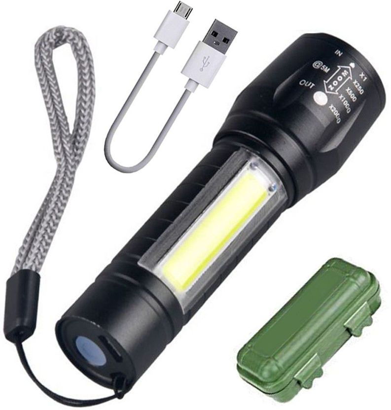 FGHC Mini 2in1 Waterproof Laser LED Metal Body Rechargeable - Image 1
