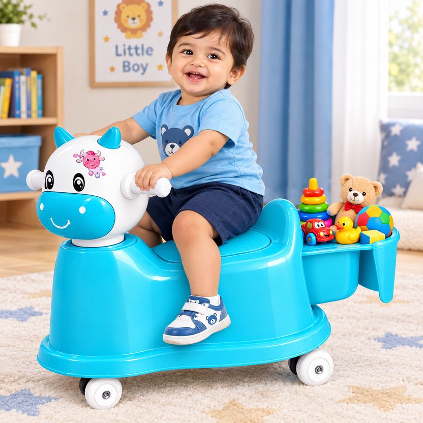 Stepupp Grow Baby Tricycle with Basket, Black - Image 10
