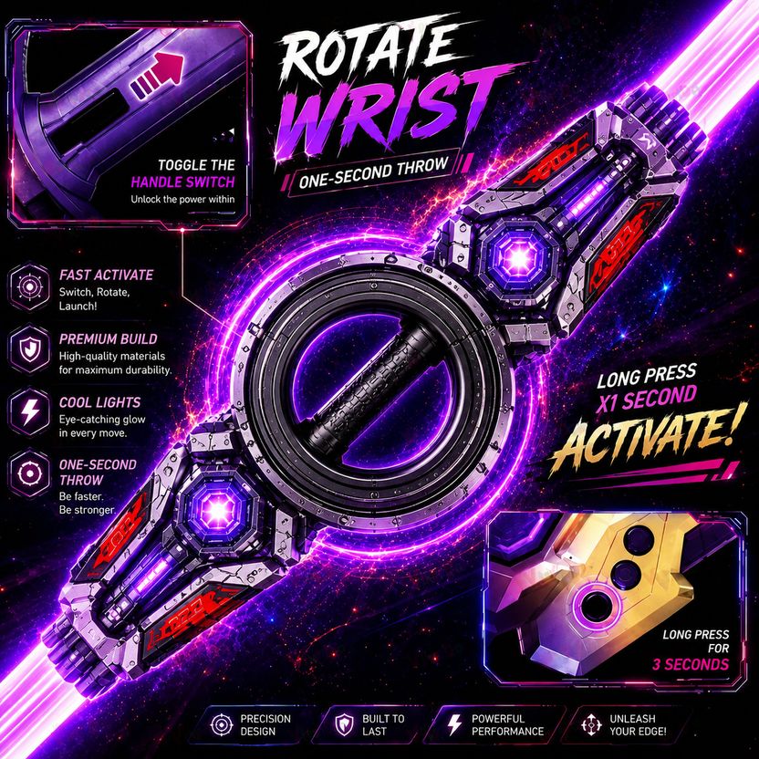 Kayvasta Rotated Double-Ended LED Light Sword - Image 2