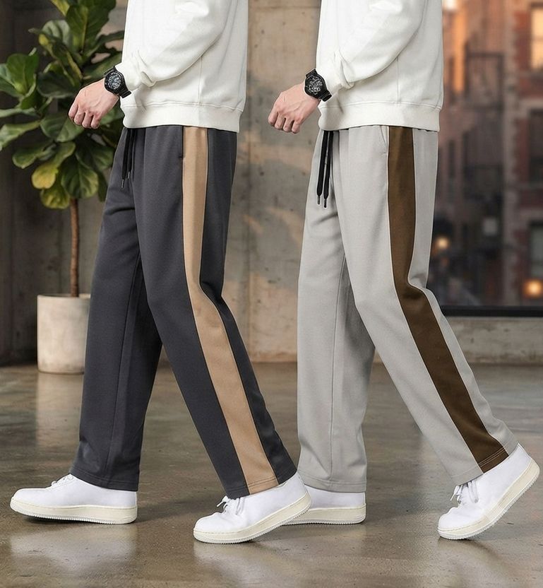 AVOLT Striped Multicolor Men Track Pants - Image 8
