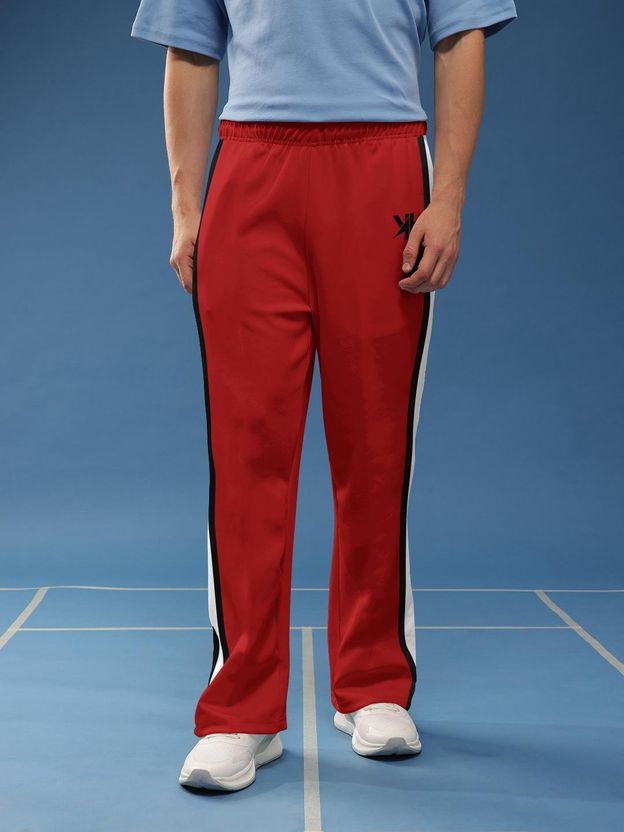 WARYAR Men Red Track Pants - Image 4