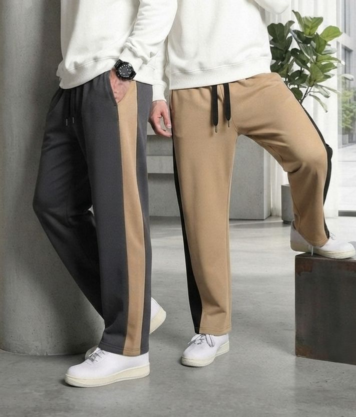 AVOLT Striped Multicolor Men Track Pants - Image 4