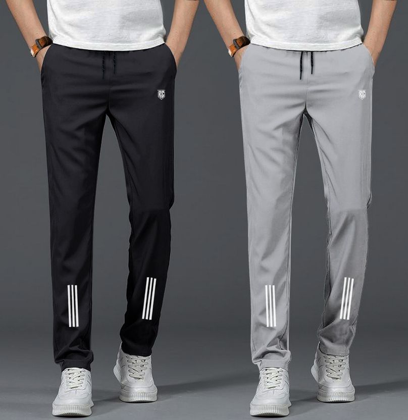 ROYSTER CALLUS Men Grey, Black Track Pants - Image 1